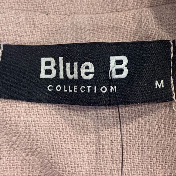 Blue B Collection Dusty Mauve Blazer Size Medium - Picture 5 of 9